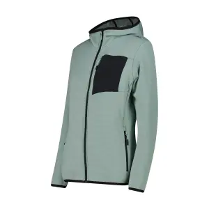 Women's zip-up hoodie fleece CMP Grid Tech image-2