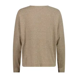 Women's boat neck sweater CMP image-1