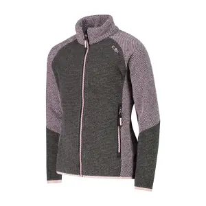 Heathered Honeycomb Knit Technical Fleece Girl CMP image-1