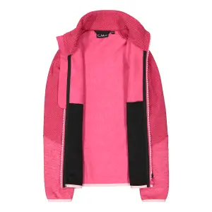 Girl's Knitted Honeycomb Fleece CMP image-3
