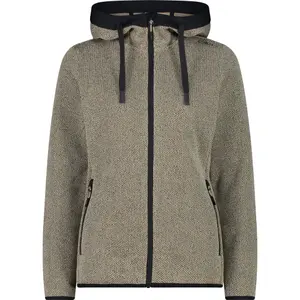 Women's zip-up hooded hiking jacket CMP image-0