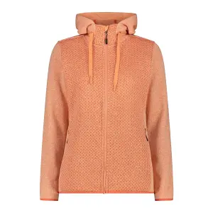 Women's zip-up hooded hiking jacket CMP image-0