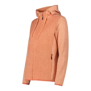 Women's zip-up hooded hiking jacket CMP image-2