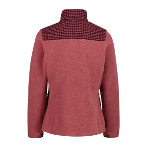 Printed fleece zip-up sweatshirt for women CMP image-1