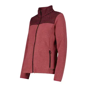 Printed fleece zip-up sweatshirt for women CMP image-2