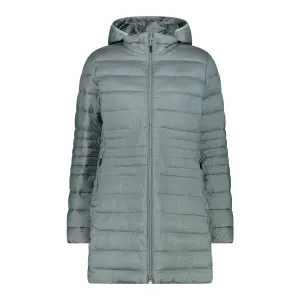 Doudoune long à capuche zippée Sorona Aura femme CMP image-0