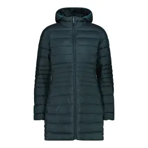 Doudoune long à capuche zippée Sorona Aura femme CMP image-0