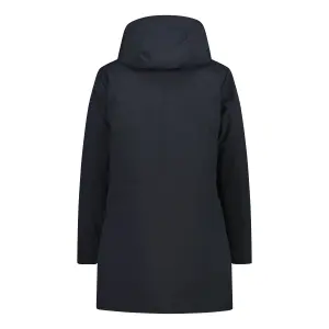 Reversible zip-up hooded parka for women CMP image-1