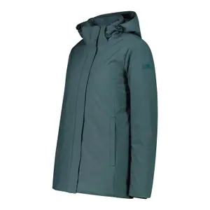 Women's zipped hooded waterproof jacket CMP image-2
