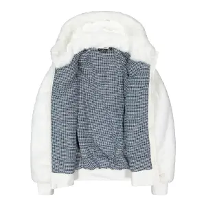 Faux fur hooded jacket for women CMP image-4