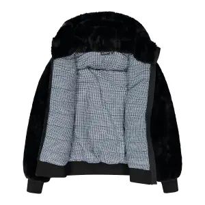 Faux fur hooded jacket for women CMP image-3