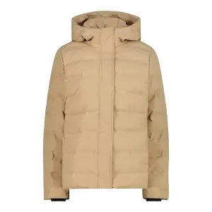 Women's zip-up padded jacket with a fixed hood CMP image-0