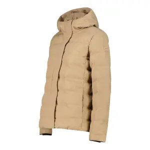 Women's zip-up padded jacket with a fixed hood CMP image-2
