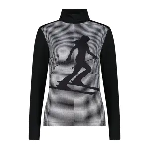 Printed High Neck Jumper Women CMP Softech image-0