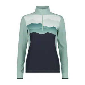 Printed Women's 1/2 Zip Fleece CMP Softech image-0