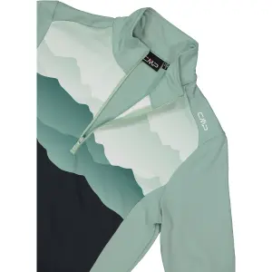 Printed Women's 1/2 Zip Fleece CMP Softech image-3