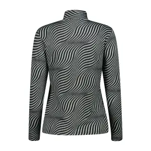 Women's 1/2 Zip Fleece Pullover with Print CMP Unlimitech Softech image-1