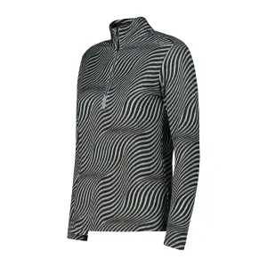 Women's 1/2 Zip Fleece Pullover with Print CMP Unlimitech Softech image-2