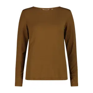 Women's boat neck sweater CMP image-0