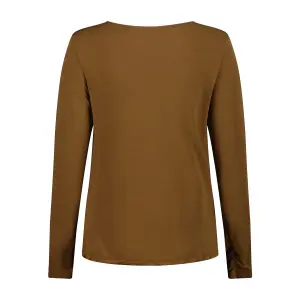 Women's boat neck sweater CMP image-1
