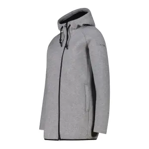 Women's Hooded Marl Fabric Jacket CMP image-2