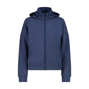Women's Satin Modal Zip-Up Sweatshirt CMP image-0