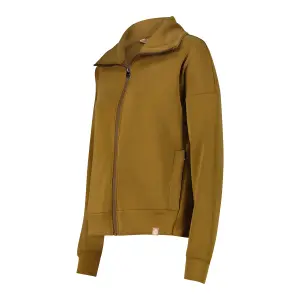 Women's Satin Modal Zip-Up Sweatshirt CMP image-2