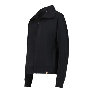 Women's Satin Modal Zip-Up Sweatshirt CMP image-2