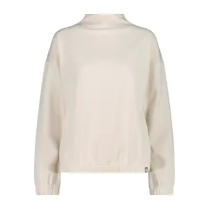 Women's satin modal high-neck sweatshirt CMP image-0