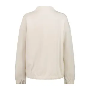 Women's satin modal high-neck sweatshirt CMP image-1