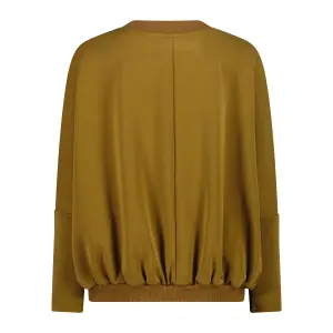 Loose sweatshirt with high collar for women CMP image-2
