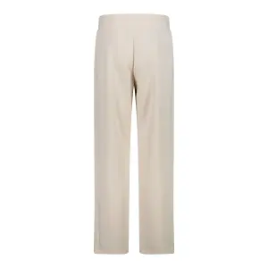 Regular-fit satin modal trousers for women CMP image-1