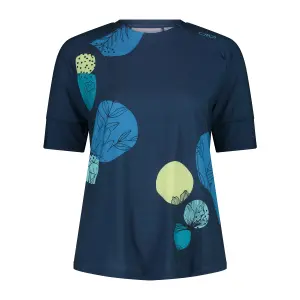 Women's patterned technical top CMP image-0