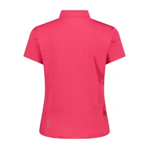 T-shirt ½ zip med lomme dame CMP image-1