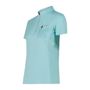 T-shirt ½ zip med lomme dame CMP image-2