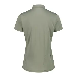 T-shirt ½ zip med lomme dame CMP image-1
