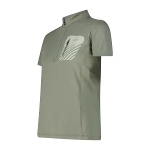 T-shirt ½ zip med lomme dame CMP image-2