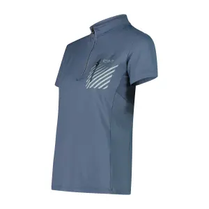 T-shirt ½ zip med lomme dame CMP image-2