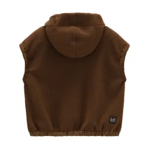 Polaire sans manche à capuche femme CMP image-1