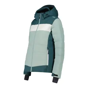 Womens Mechanical Stretch Hooded Puffer Jacket CMP image-2
