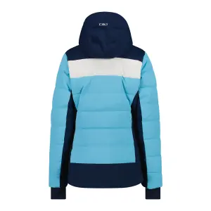 Womens Mechanical Stretch Hooded Puffer Jacket CMP image-1