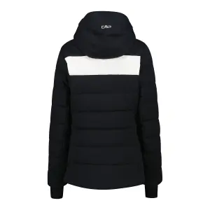 Womens Mechanical Stretch Hooded Puffer Jacket CMP image-1