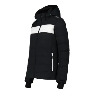 Womens Mechanical Stretch Hooded Puffer Jacket CMP image-2
