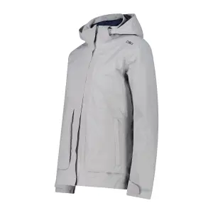 Women's zip-up puffer jacket with removable hood CMP image-2