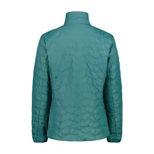 Women's zip-up hooded puffer jacket CMP image-1