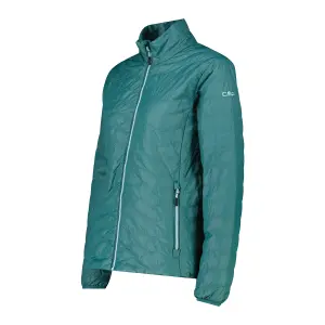 Women's zip-up hooded puffer jacket CMP image-2
