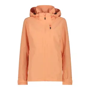 Women's zipped hooded waterproof jacket CMP image-0