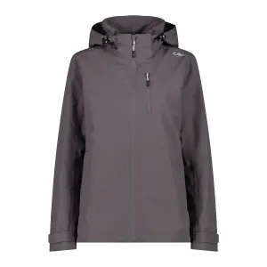 Women's zipped hooded waterproof jacket CMP image-0
