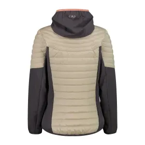 Women's hybrid hooded jacket CMP image-1