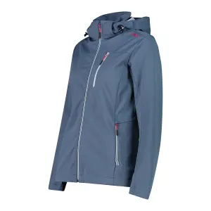 Women's Removable Hood Softshell Waterproof Jacket CMP image-2